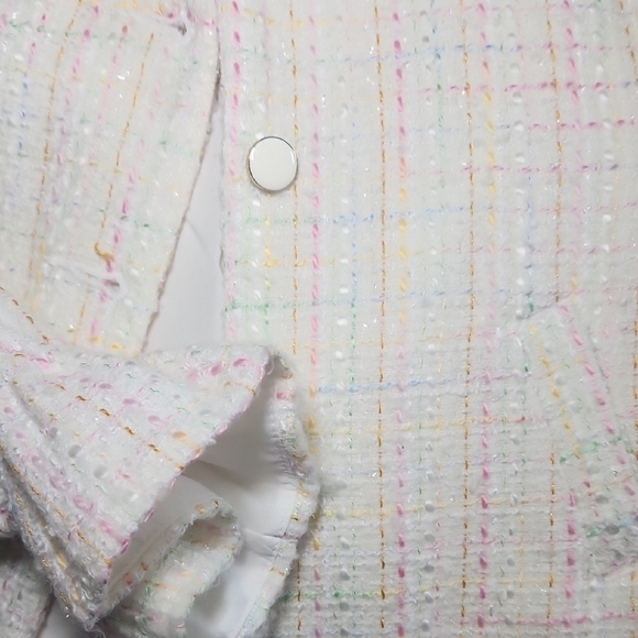 Janie and Jack Pastel Tweed Kids Blazer - Picture 5 of 5